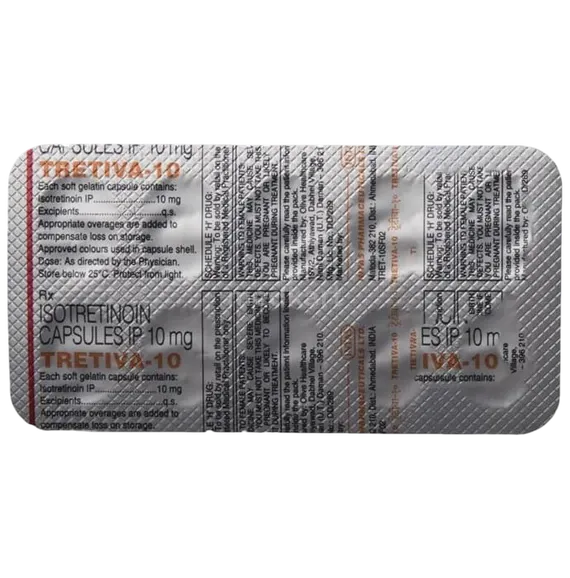 tretiva 10mg capsule 10's